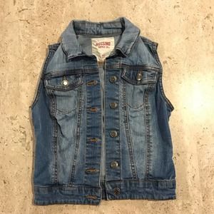 Mossimo Blue Denim Jean Vest Size XS